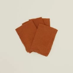 Simple Linen Napkin - Terracotta