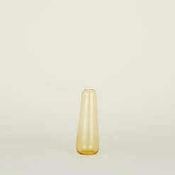 Aurora Slim Drop Vase - Amber