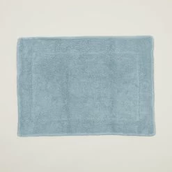 Simple Terry Bath Mat - Sky