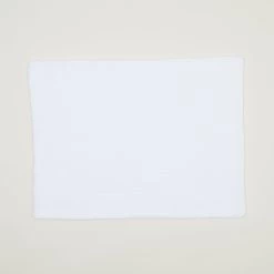 Simple Terry Bath Mat - White