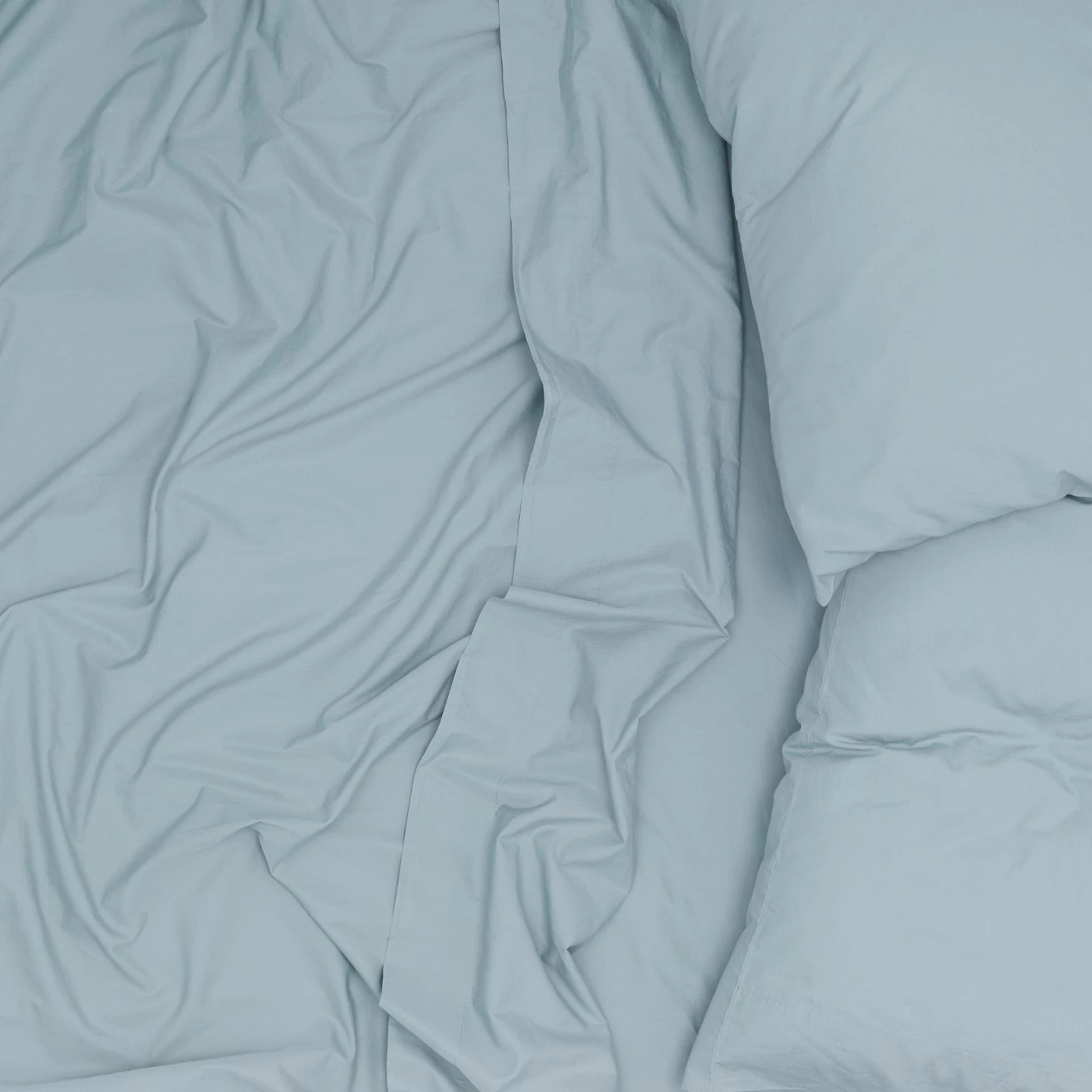 Essential Percale Sheet Set - Sky - Image 6