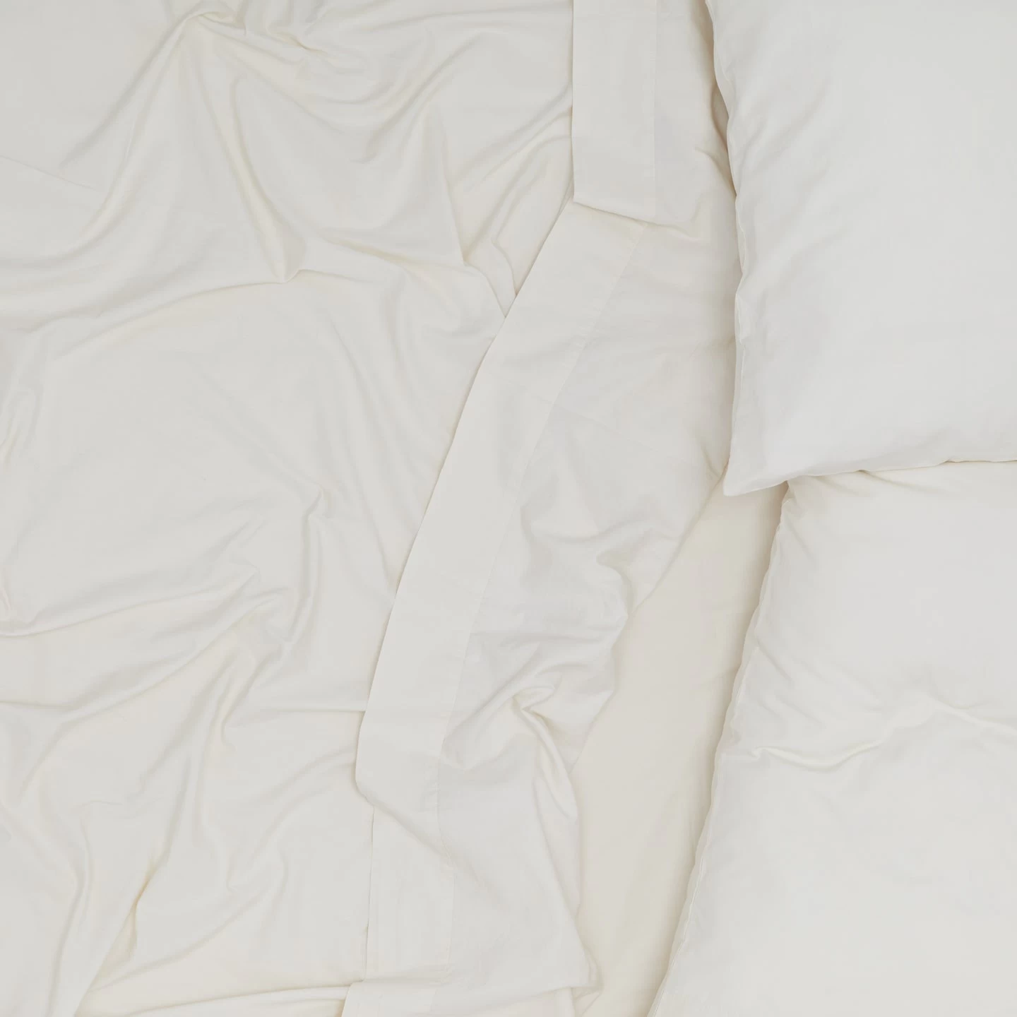 Essential Percale Pillowcases, Set Of 2 - Ivory - Image 4