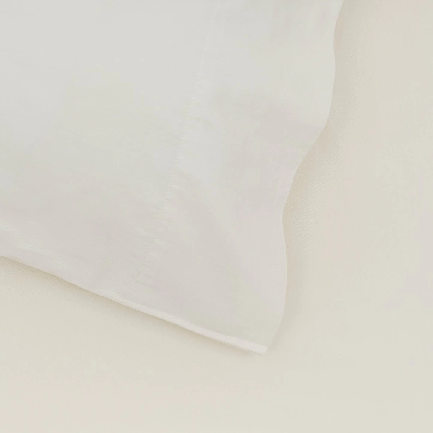 Essential Percale Pillowcases, Set Of 2 - Ivory - Image 2