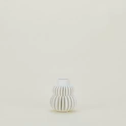 Bloomingville Pleated Stoneware Vase
