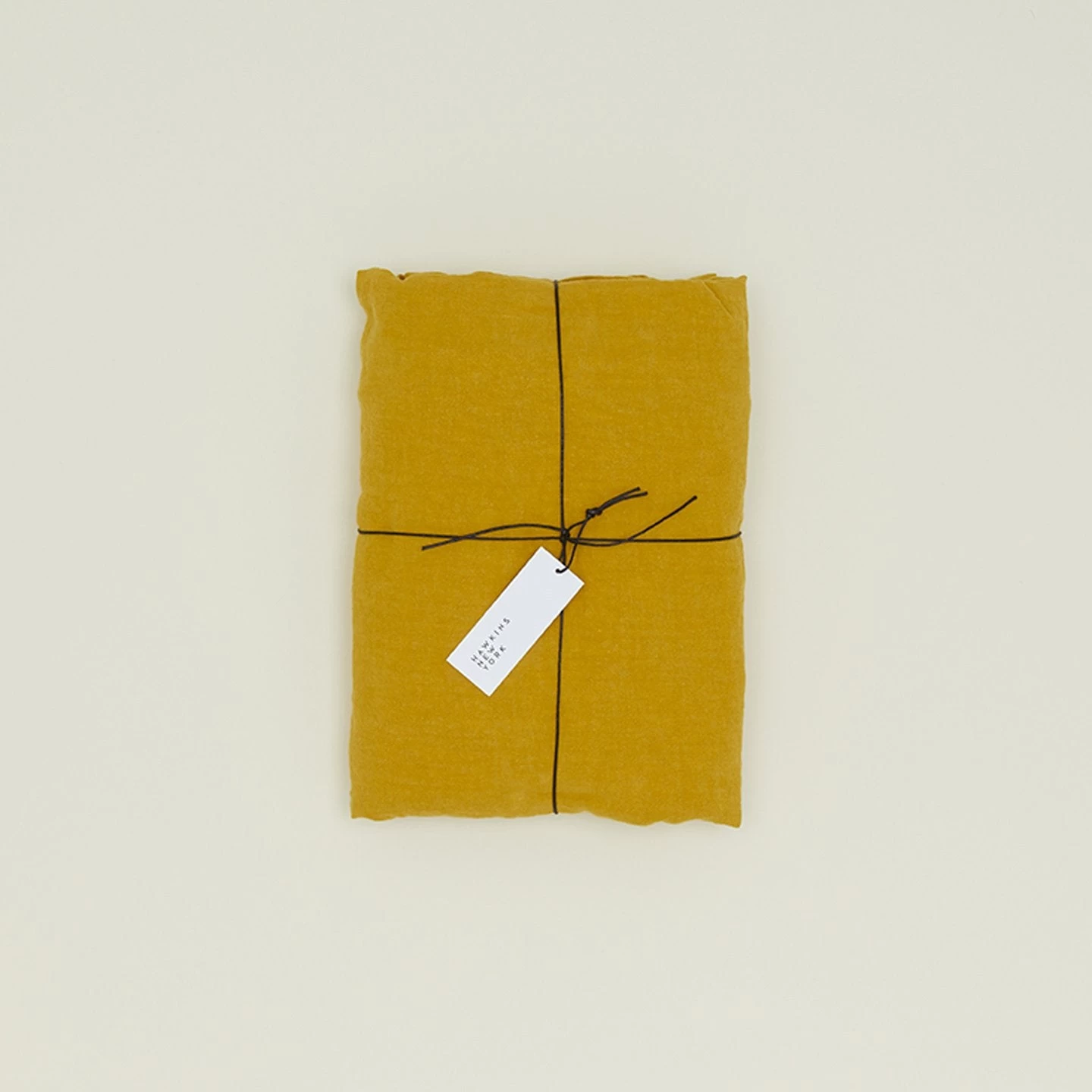 Simple Linen Duvet - Mustard - Image 5