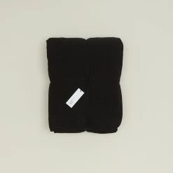 Simple Linen Quilt - Black