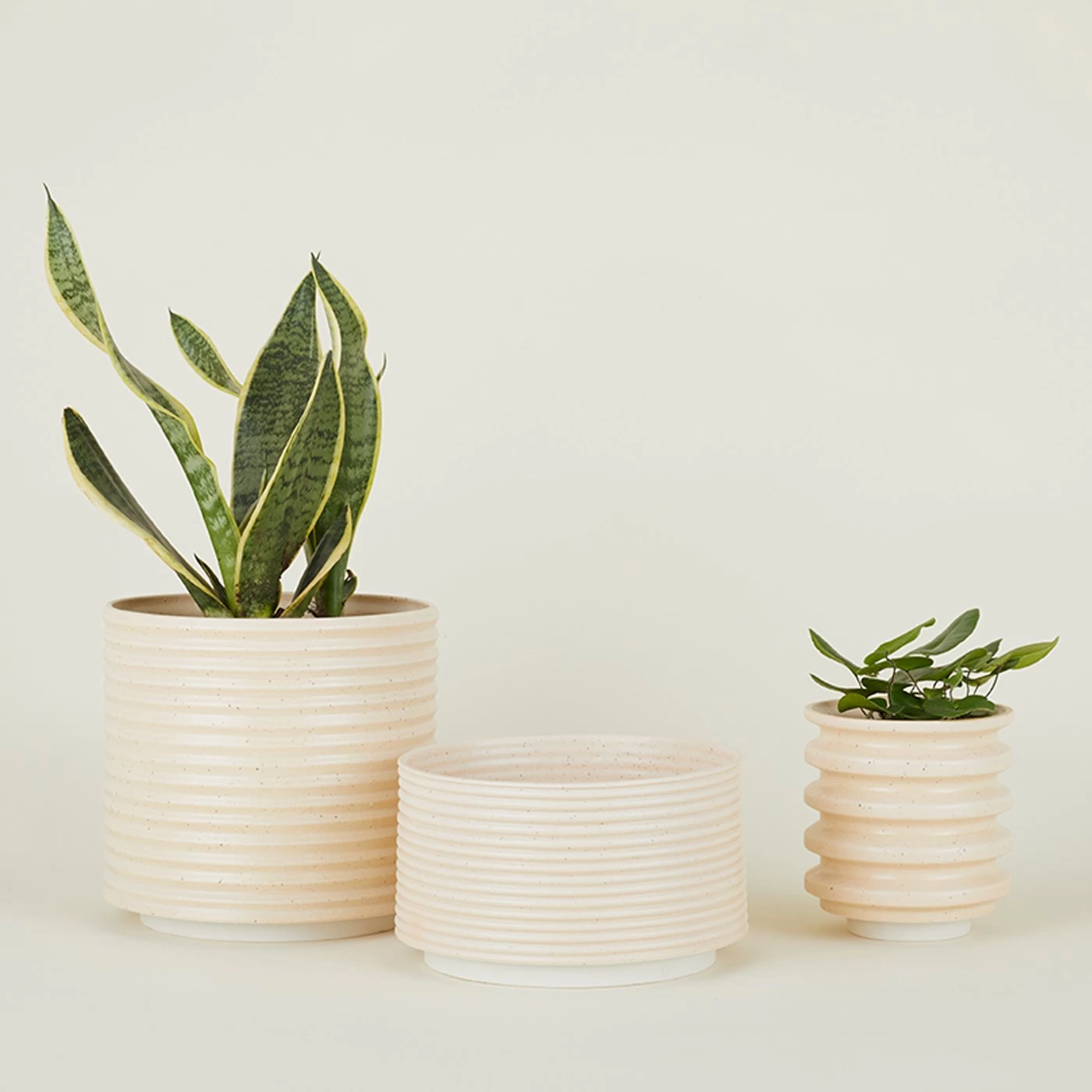 Contour Oblique Planter - Apricot - Image 2