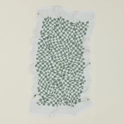 Roman Check Towel - Sage
