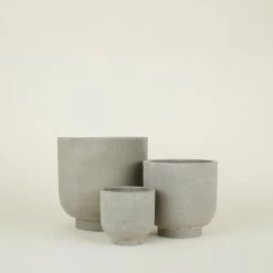 Footed Planter - Fiber Cement