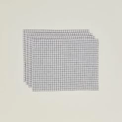 Checked Linen Placemat, Set Of 4