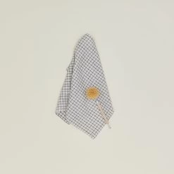 Linen Kitchen Towel - Checked