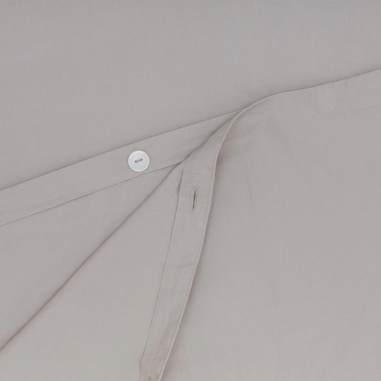 Essential Percale Duvet - Light Grey - Image 2