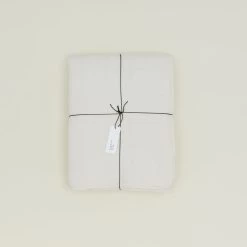 Simple Linen Quilt - Ivory