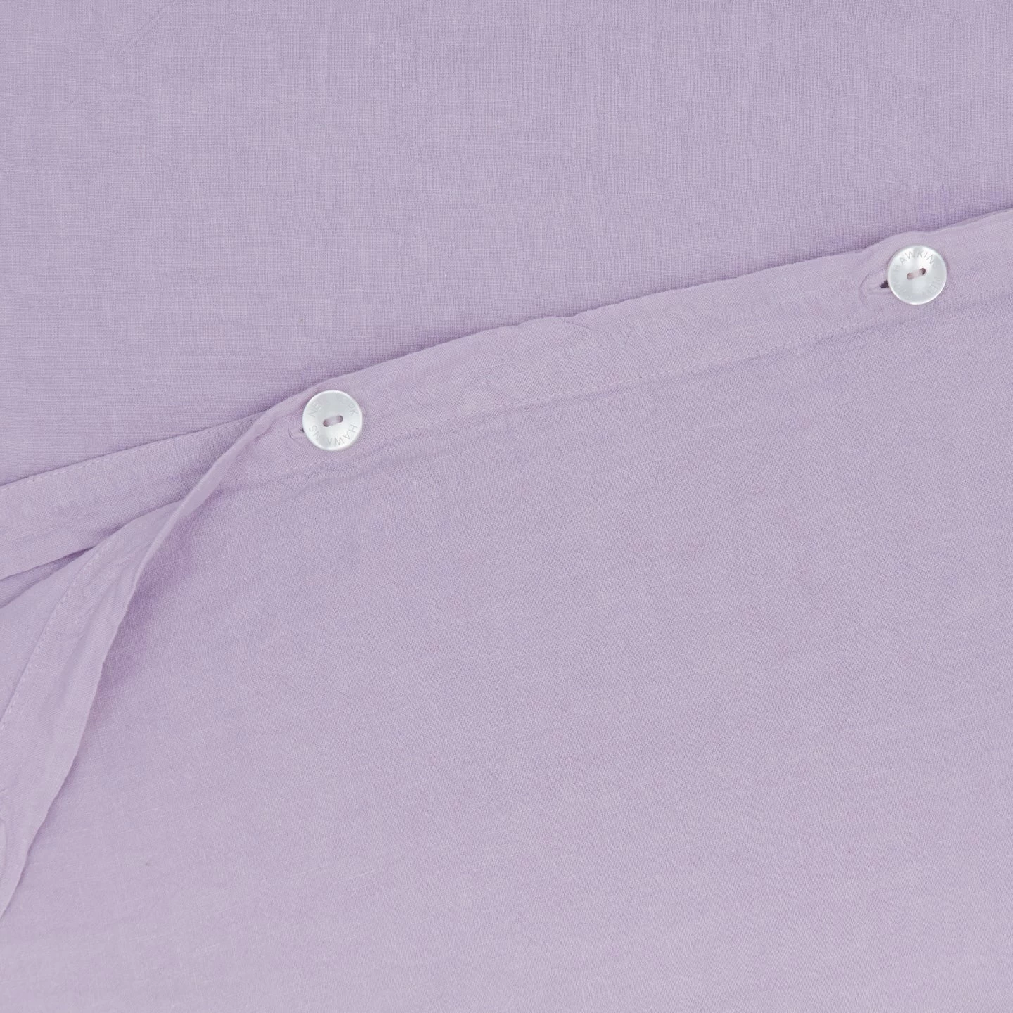 Simple Linen Duvet - Lilac - Image 2