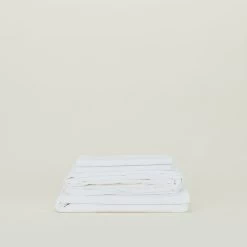Essential Percale Sheet Set - White