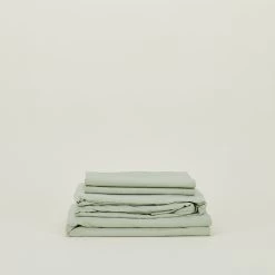 Essential Percale Sheet Set - Sage