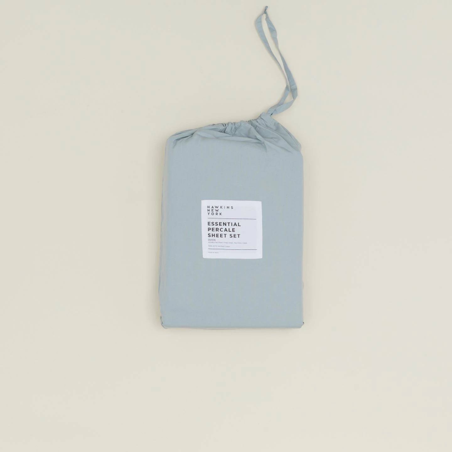 Essential Percale Sheet Set - Sky - Image 7