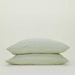 Essential Percale Pillowcases, Set Of 2 - Sage