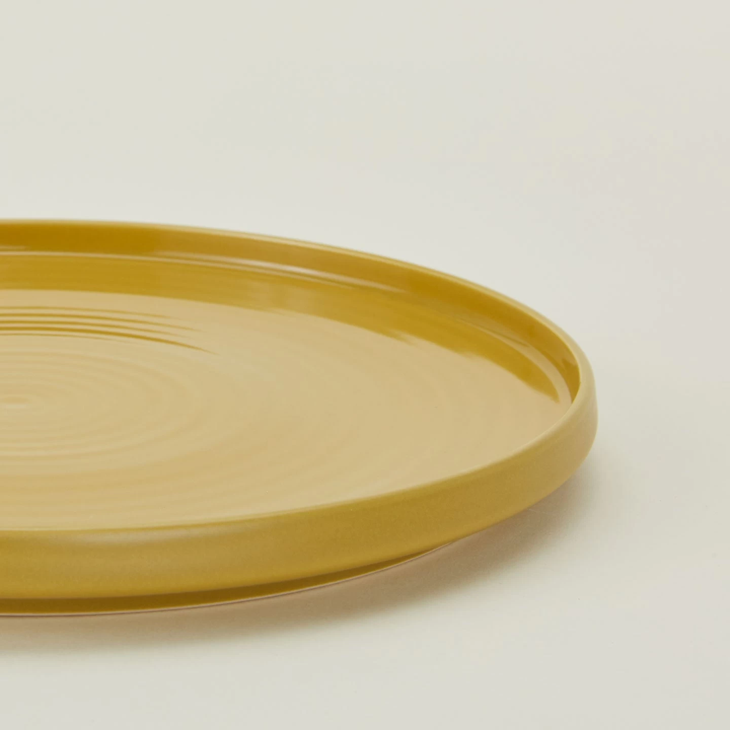 Essential Dinner Plate, Set Of 4 - Mustard - Image 3