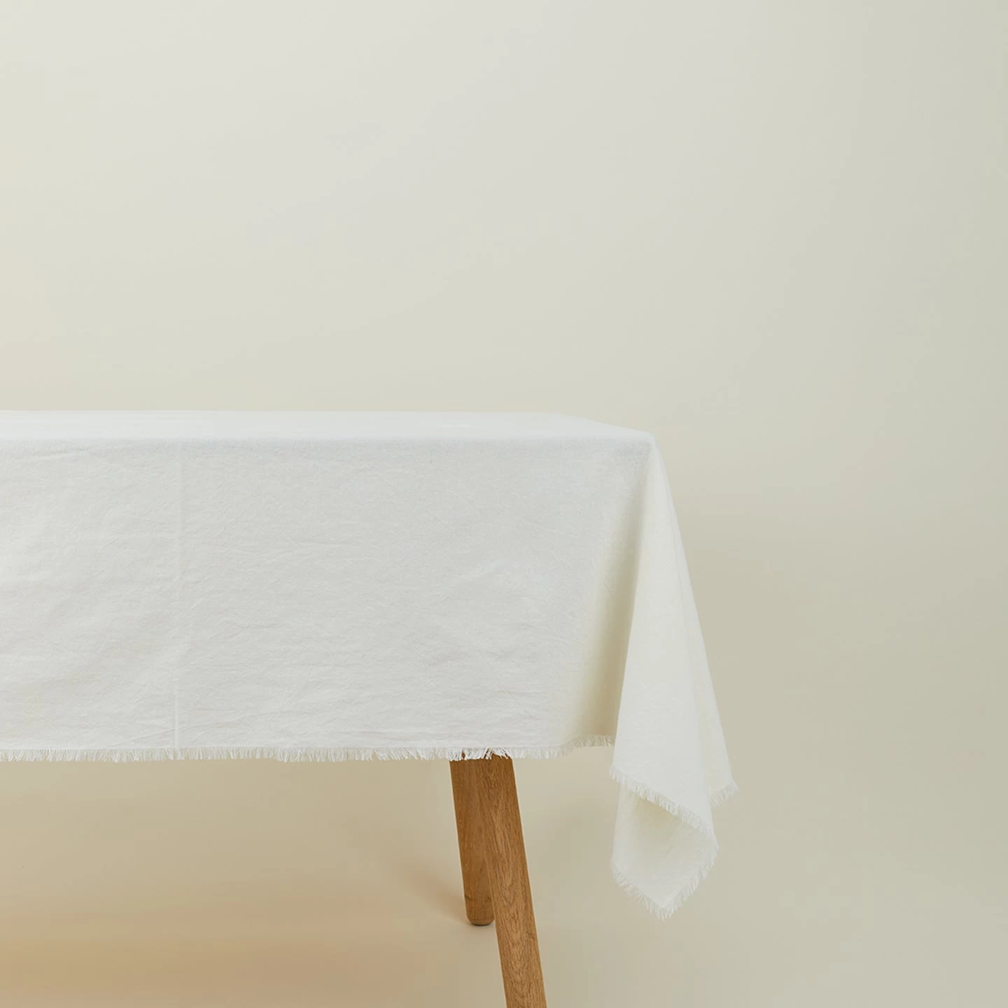 Essential Cotton Tablecloth - Ivory - Image 2