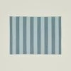 Essential Striped Placemat, Set Of 4 - Sky/Peacock