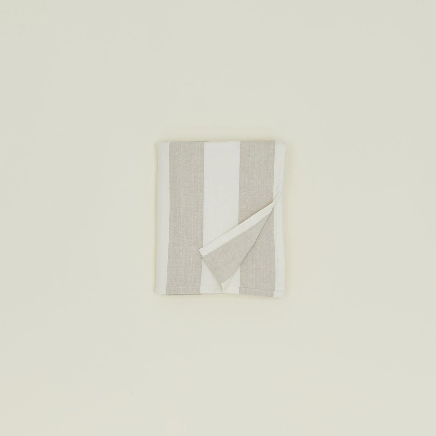 Essential Striped Tablecloth - Ivory/Flax - Image 4