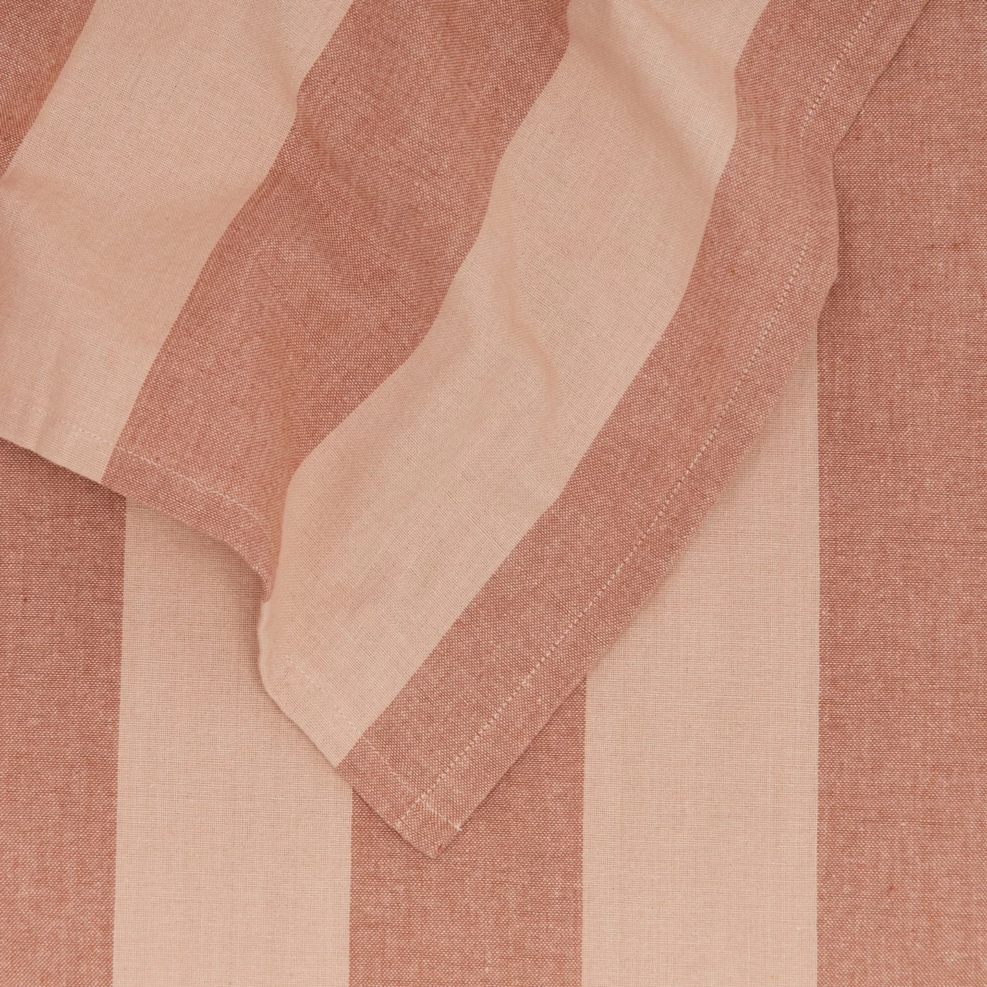 Essential Striped Tablecloth - Blush/Terracotta - Image 5