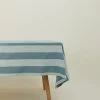 Essential Striped Tablecloth - Sky/Peacock