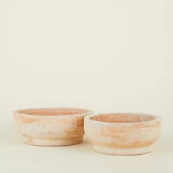 Footed Bowl Planter - Terracotta