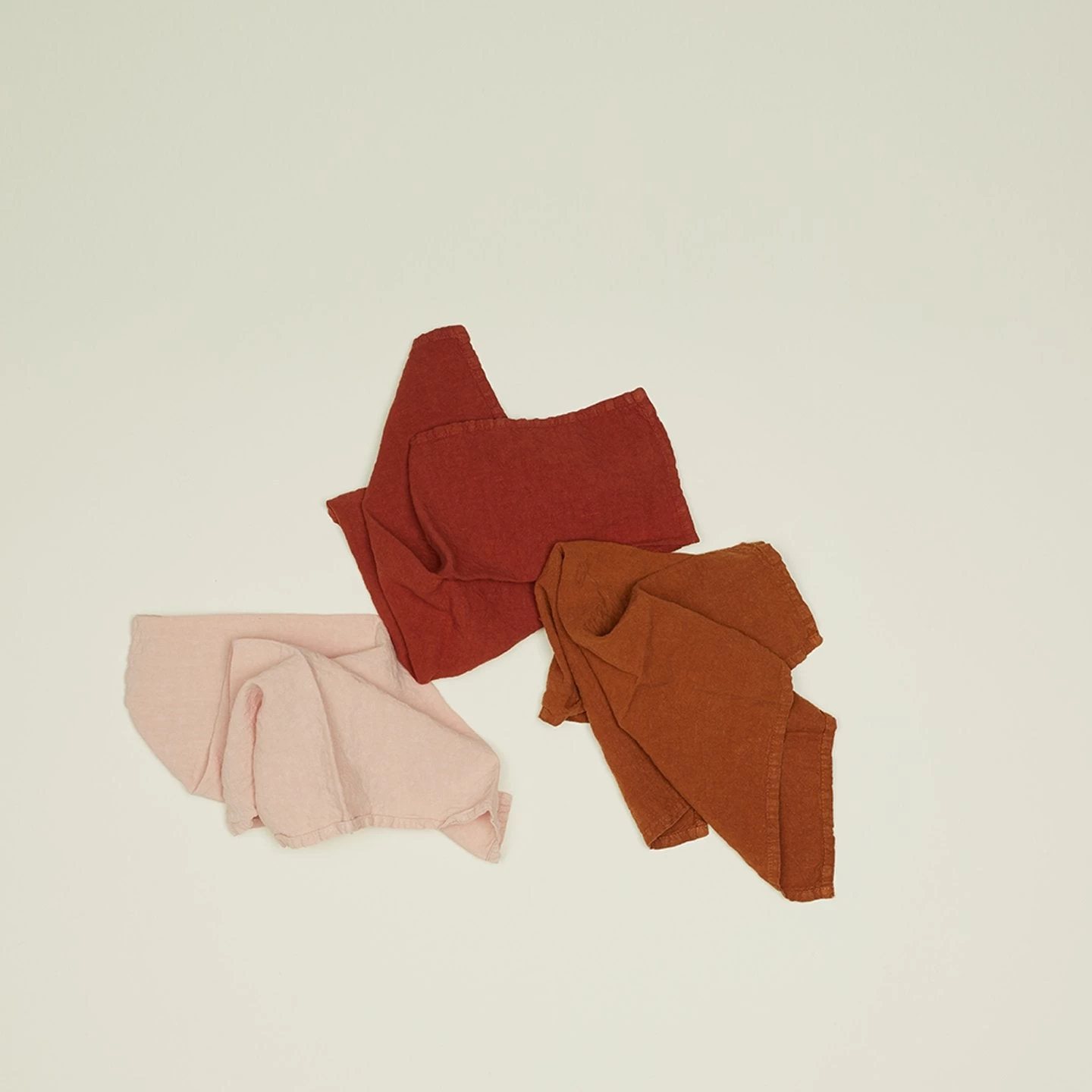 Simple Linen Napkin - Terracotta - Image 2