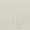 High Rise Carafe + Glass - Clear/Blush
