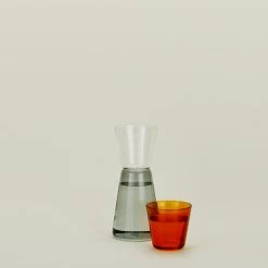 High Rise Carafe + Glass - Smoke/Amber