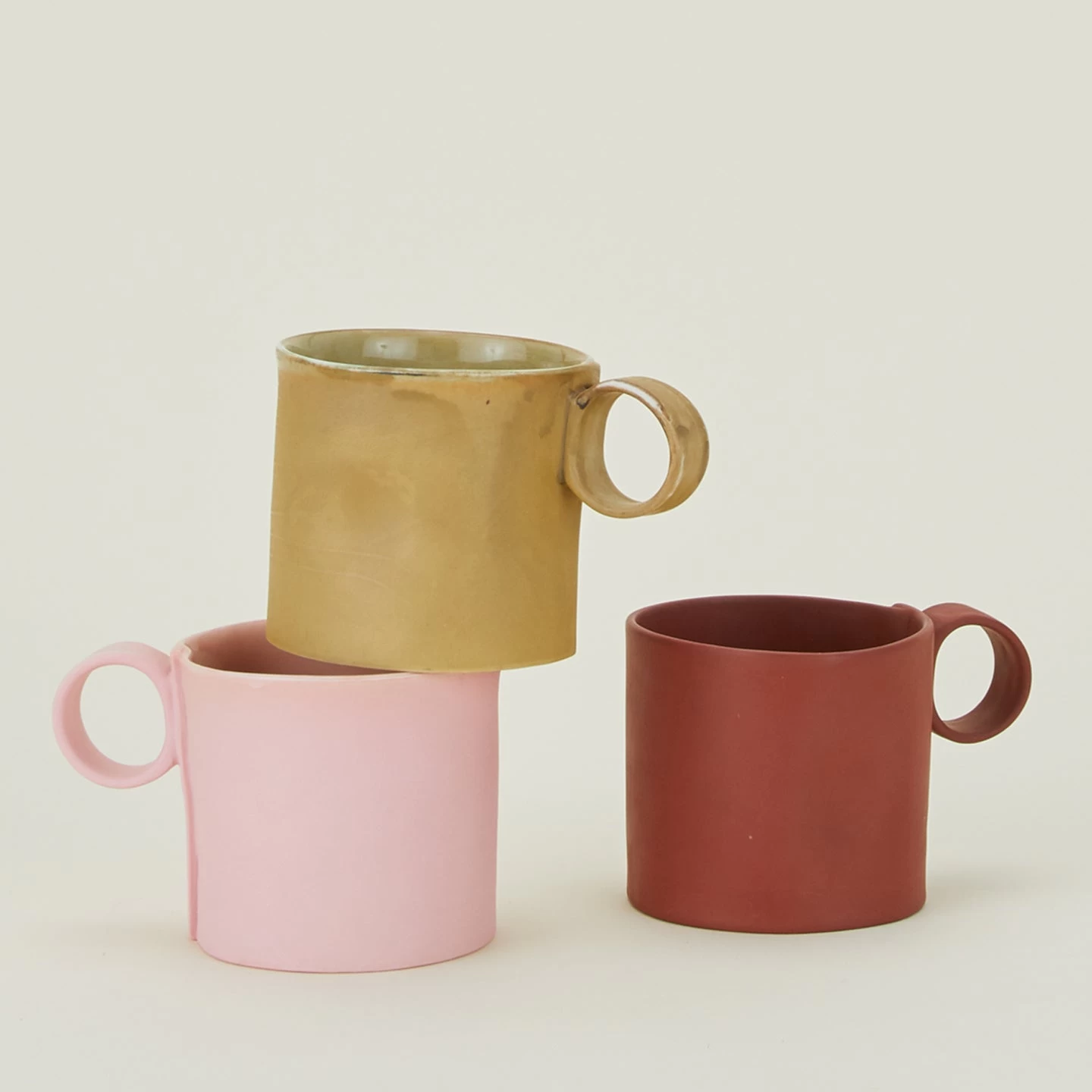 Loop Handled Mug - Blush - Image 4