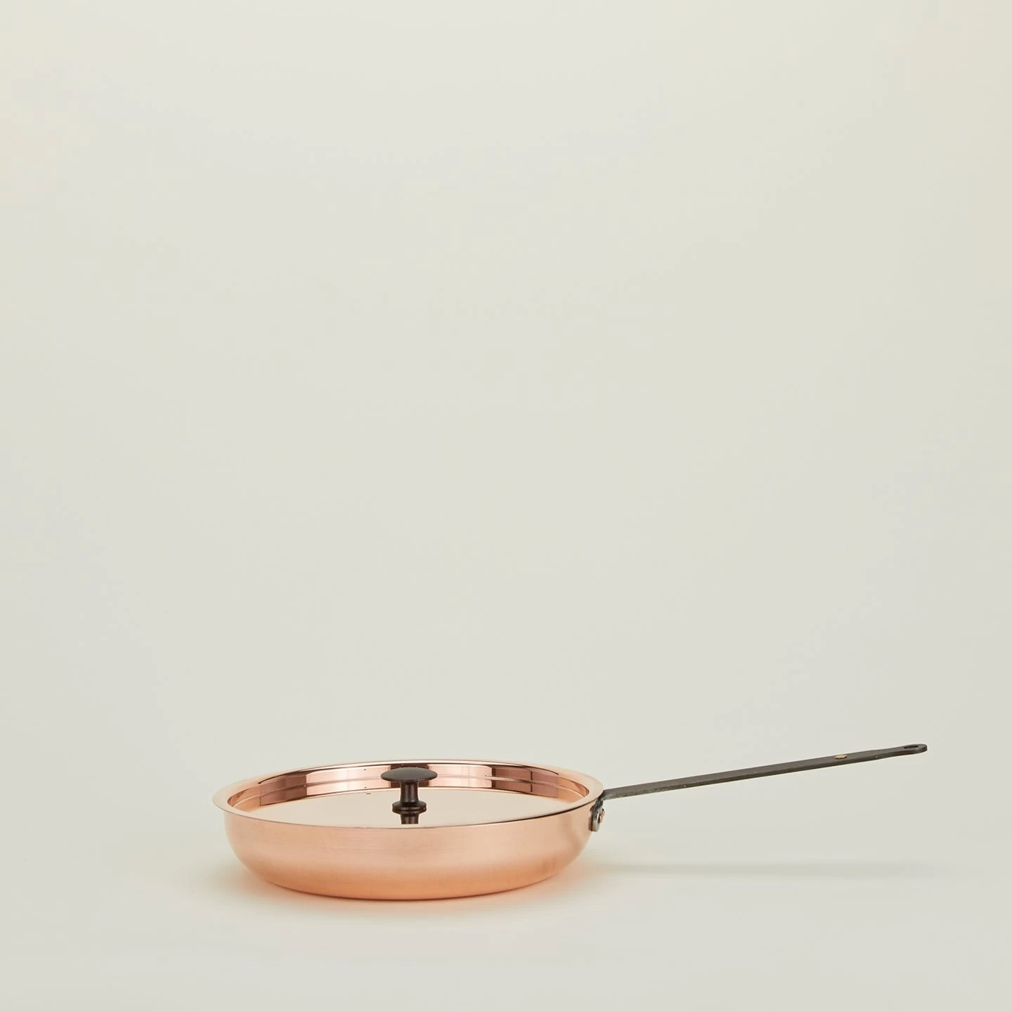 Copper Frying Pan With Lid