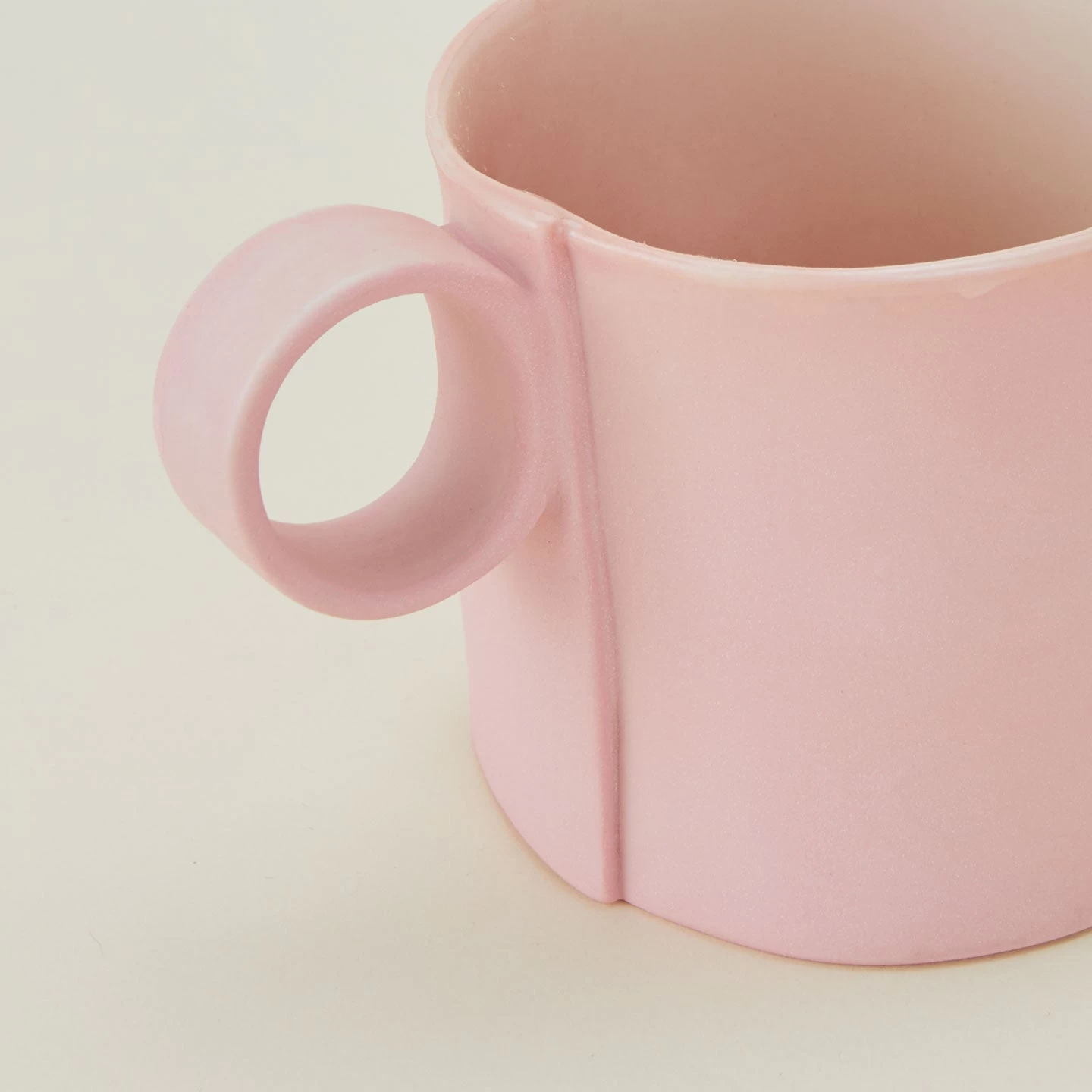 Loop Handled Mug - Blush - Image 3
