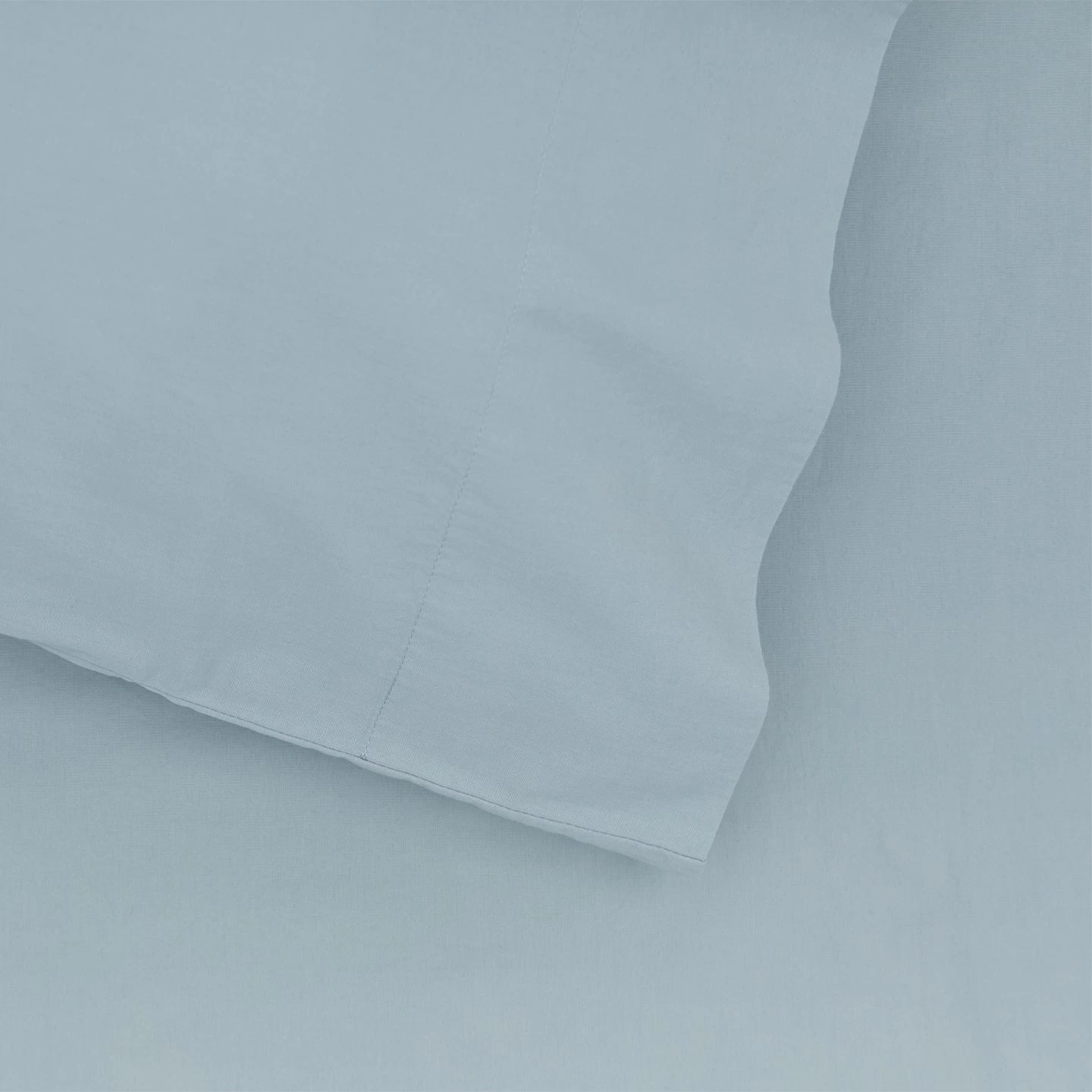 Essential Percale Sheet Set - Sky - Image 5