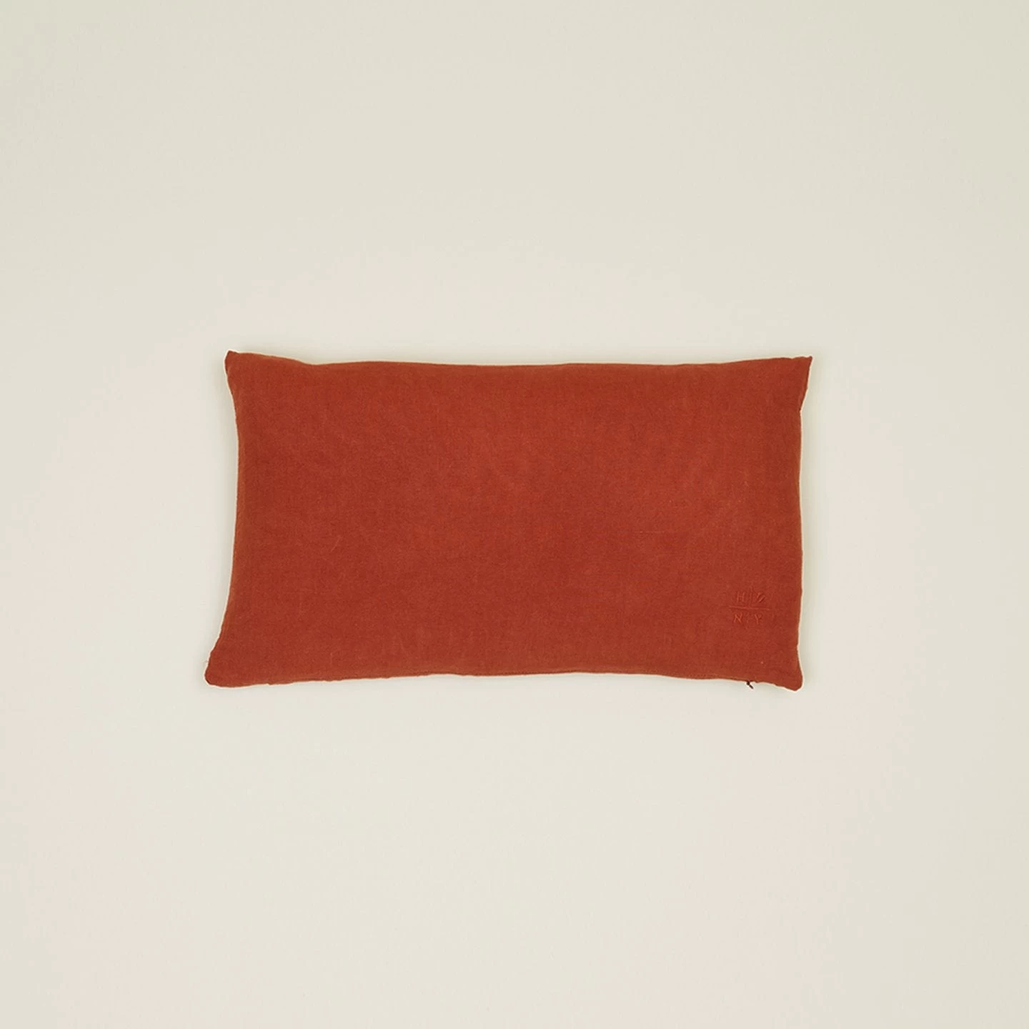 Simple Linen 12x22 Pillow - Rust