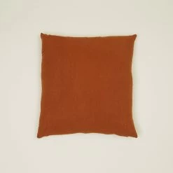 Simple Linen Euro Sham - Terracotta
