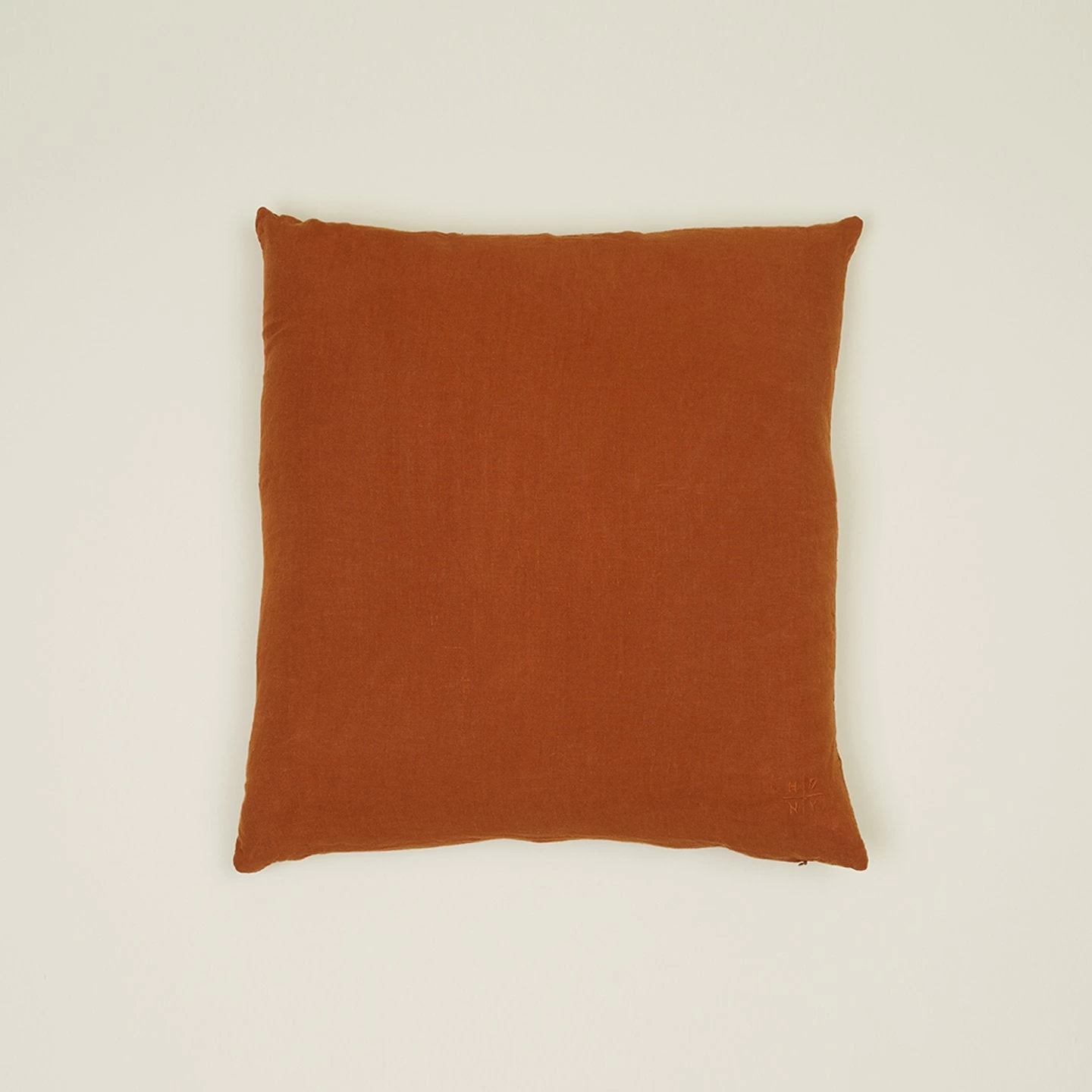 Simple Linen 22x22 Pillow - Terracotta