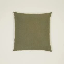 Simple Linen 22x22 Pillow - Olive