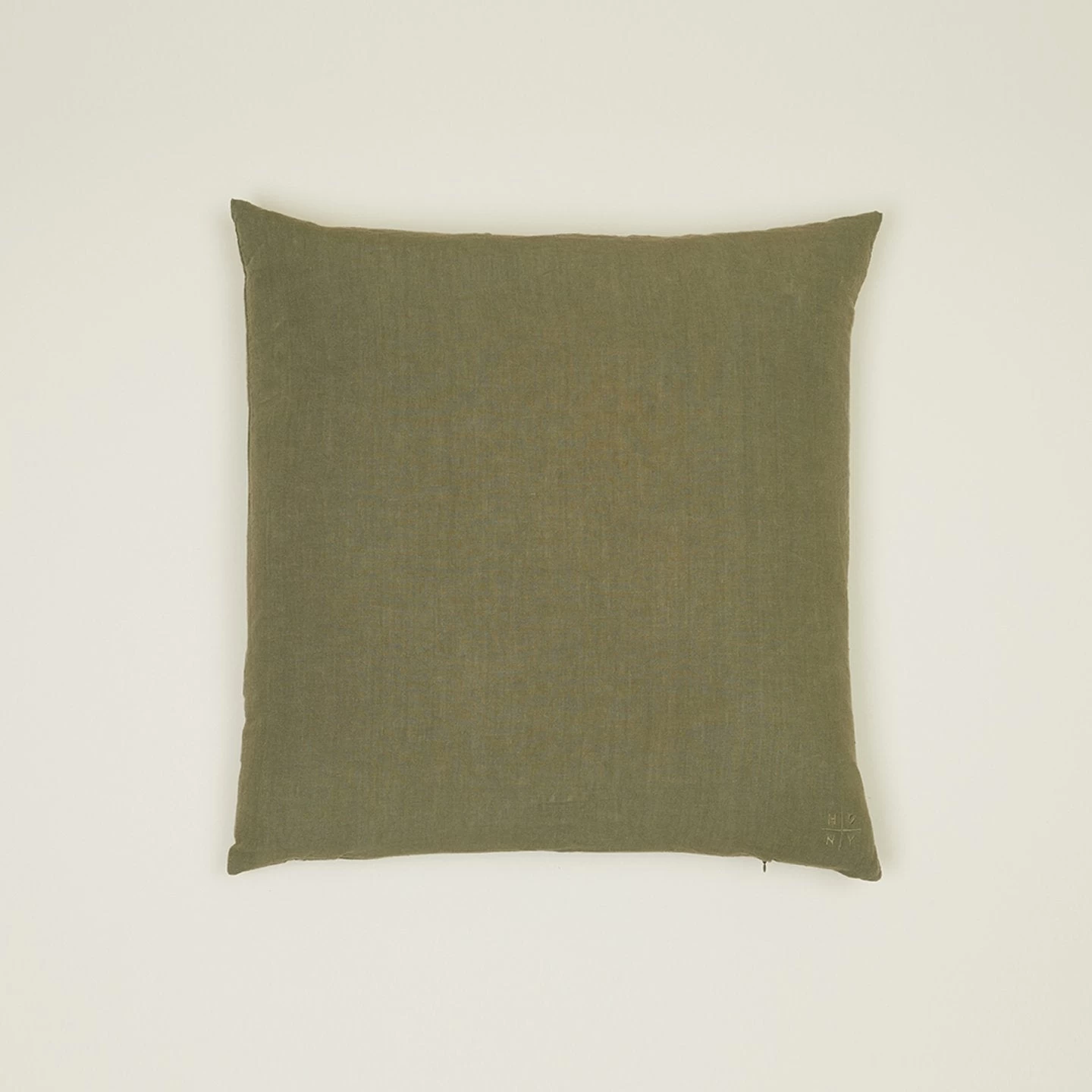 Simple Linen 22x22 Pillow - Olive