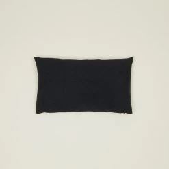 Simple Linen 12x22 Pillow - Black