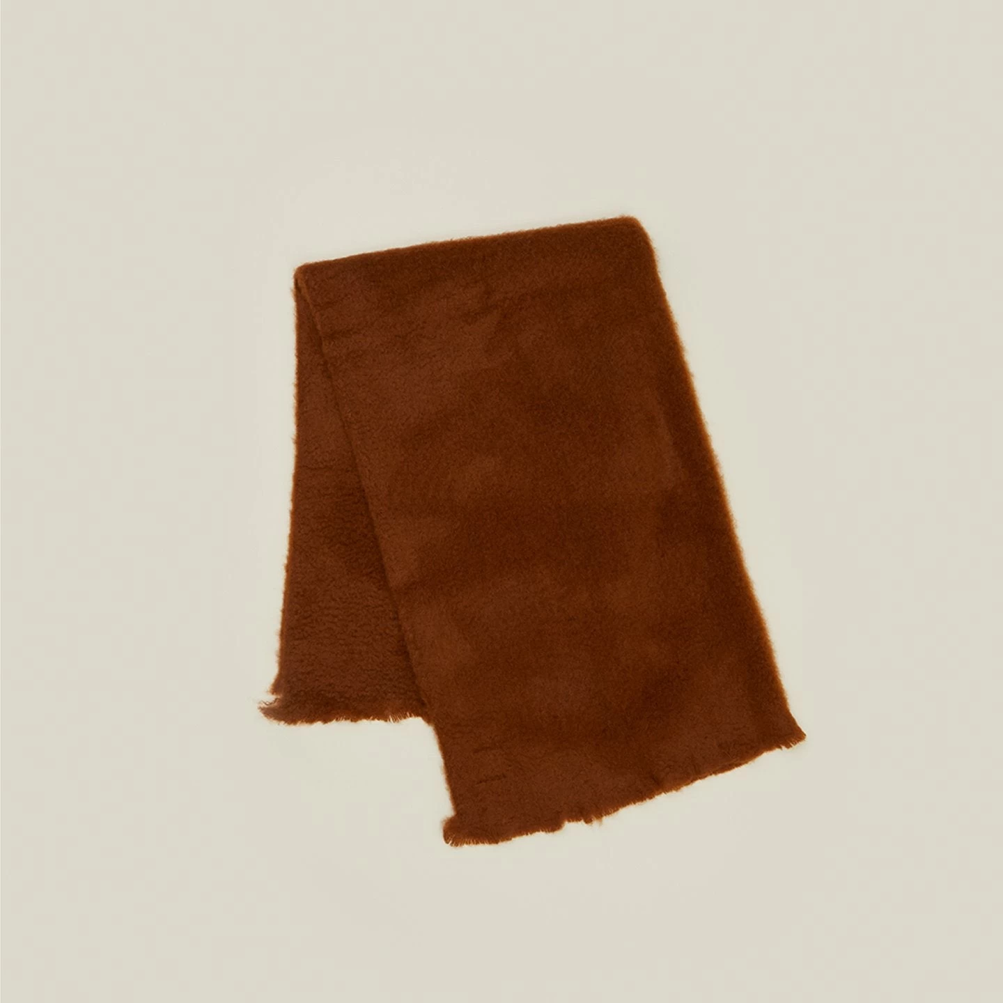 Solid Mohair Throw - Terracotta