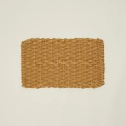 Woven Rope Doormat - Honey