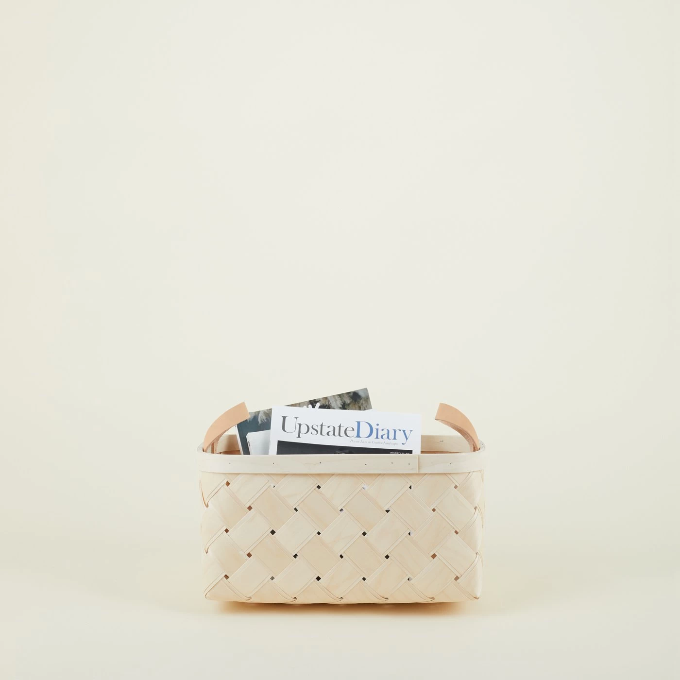 Birch + Leather Basket - Image 8