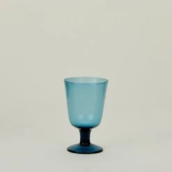 Stemmed Wine Glass - Peacock