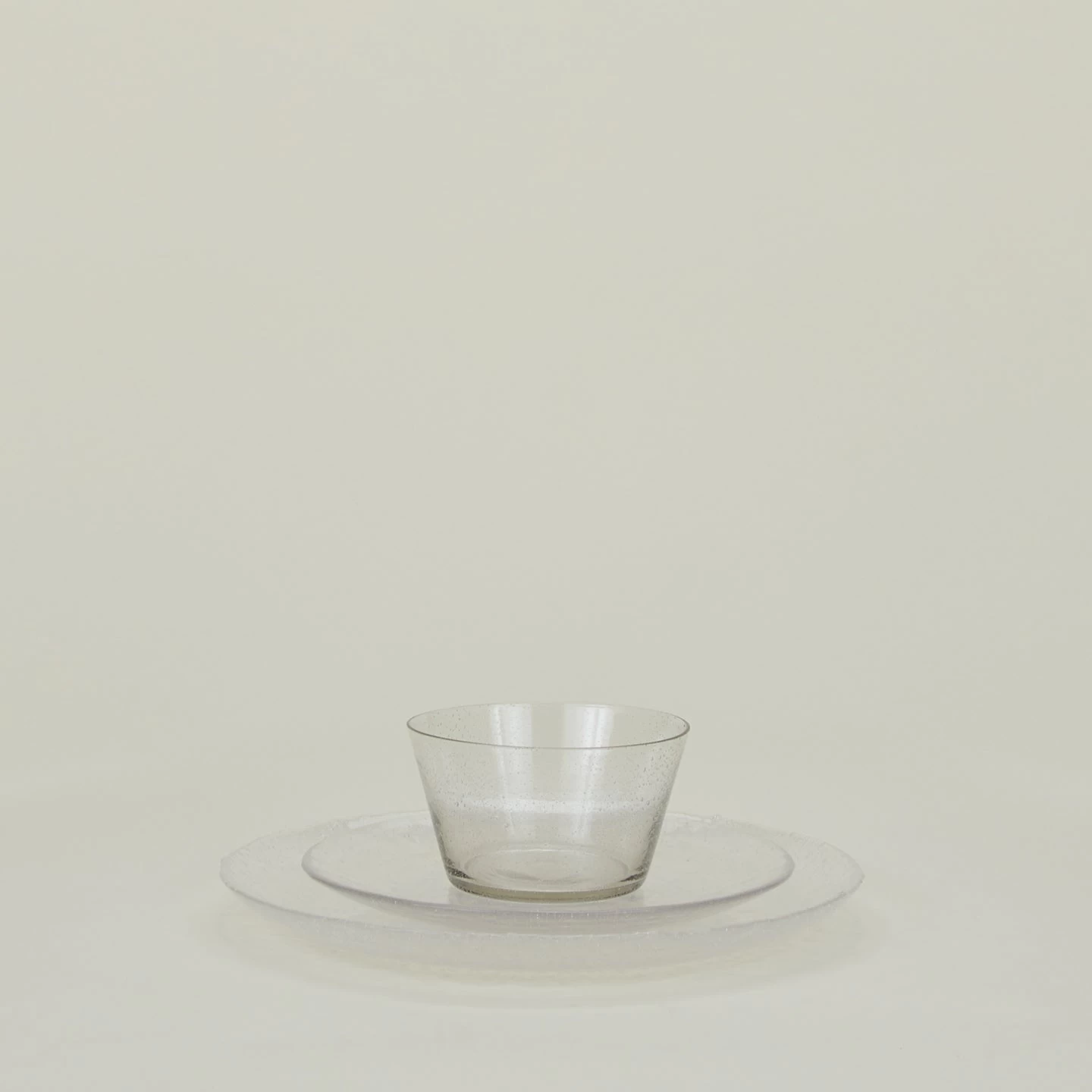 Glass Dinner Plate - Clear - Image 4