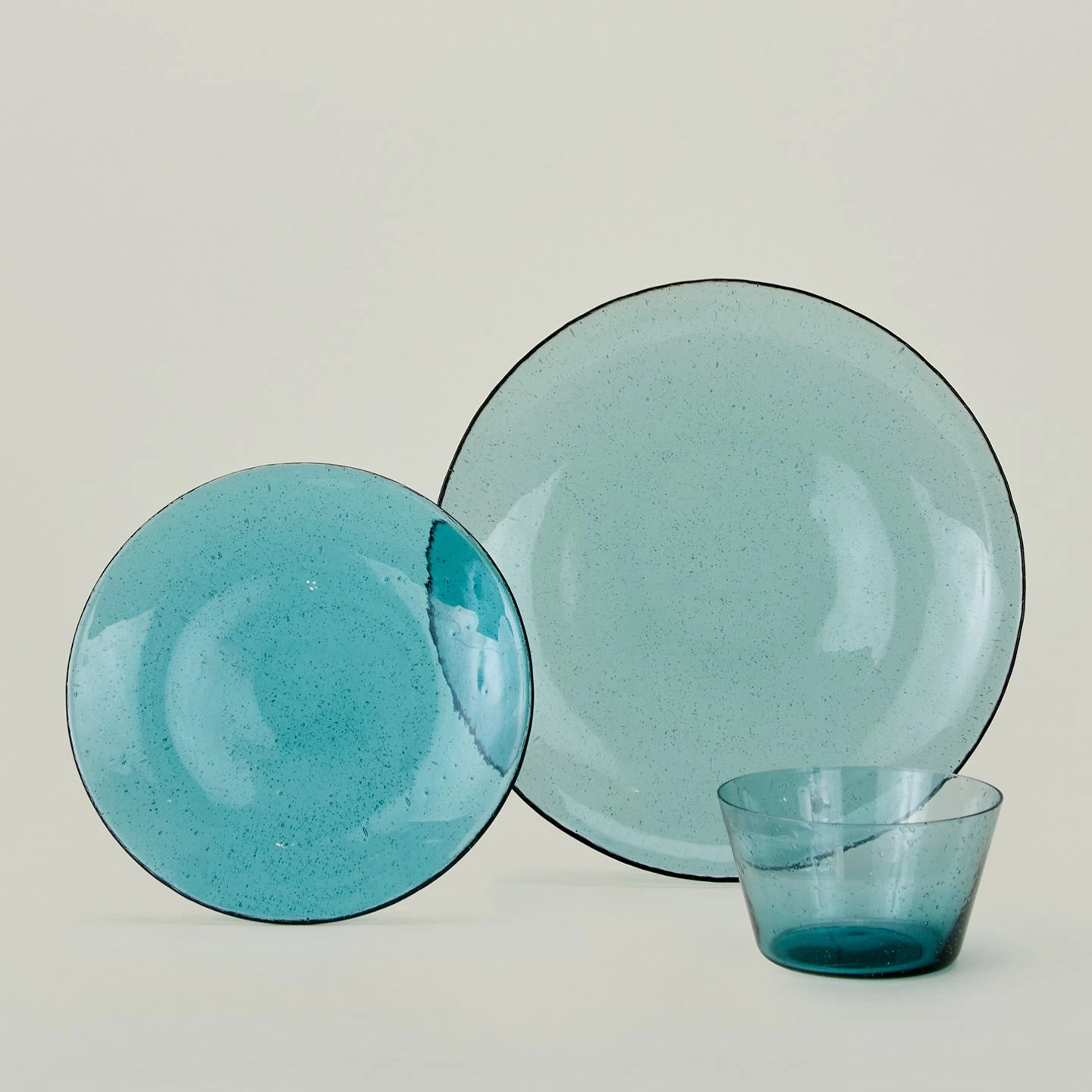 Glass Bowl - Peacock - Image 3