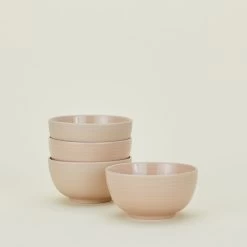Essential Large Bowl, Set Of 4 - Blush