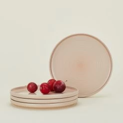 Essential Salad Plate, Set Of 4 - Blush
